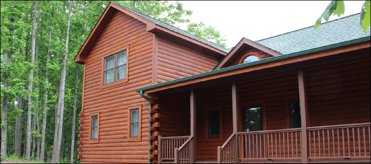 Log Home Staining in West Jefferson,  North Carolina